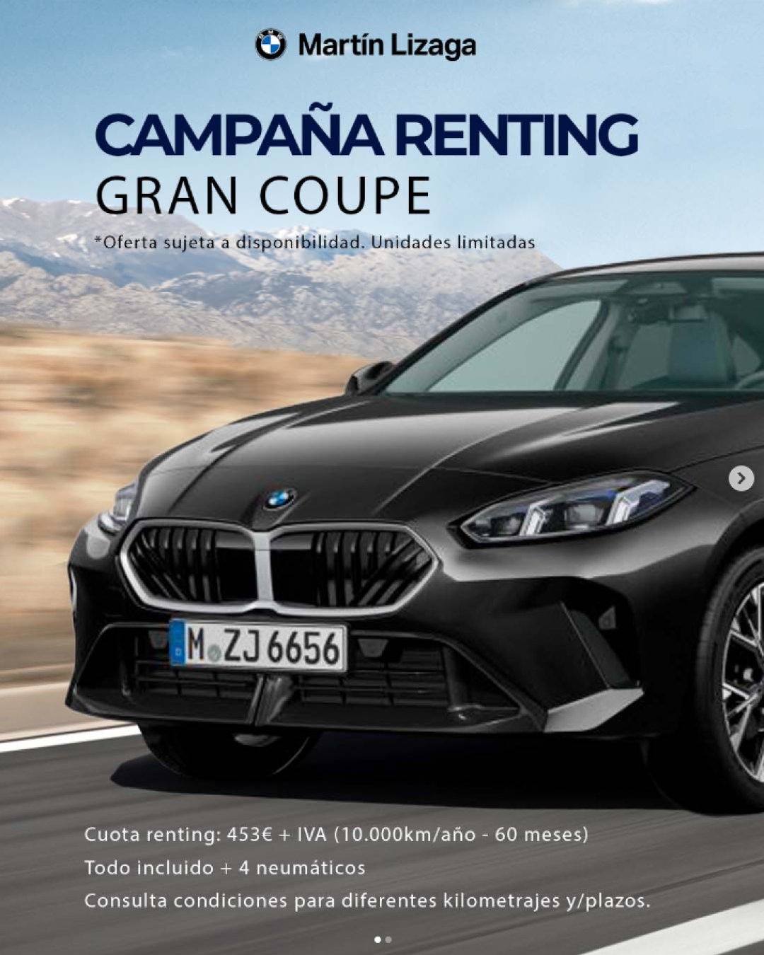 diseño de Instagram para martín lizaga bmw