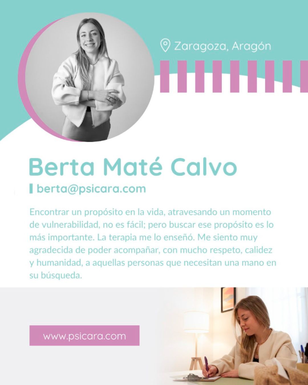 diseño de Instagram para Psicara